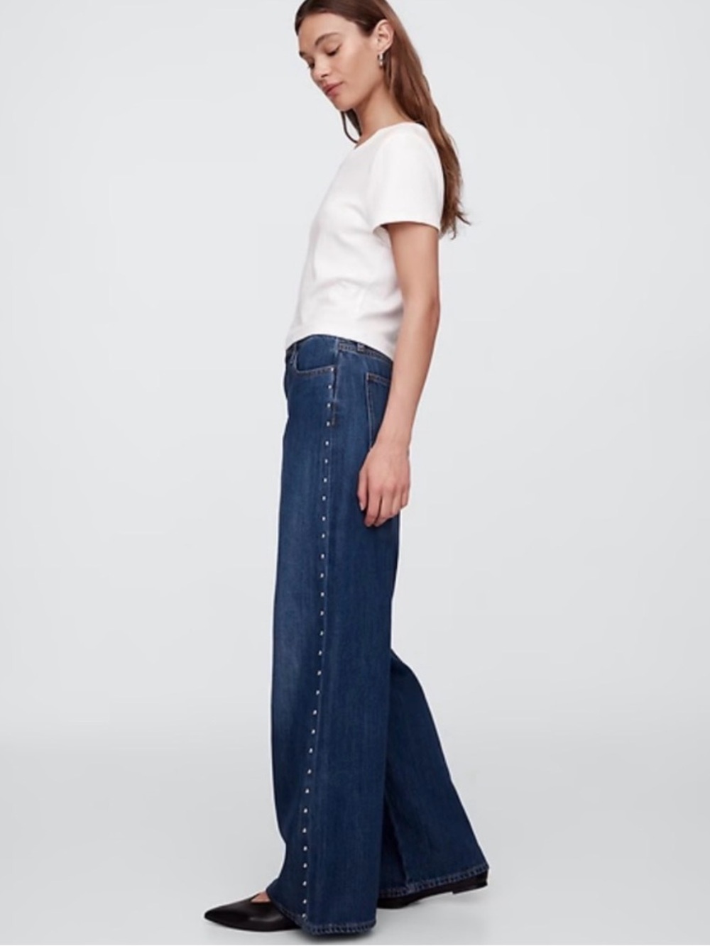 GAP High Rise Studded Jean